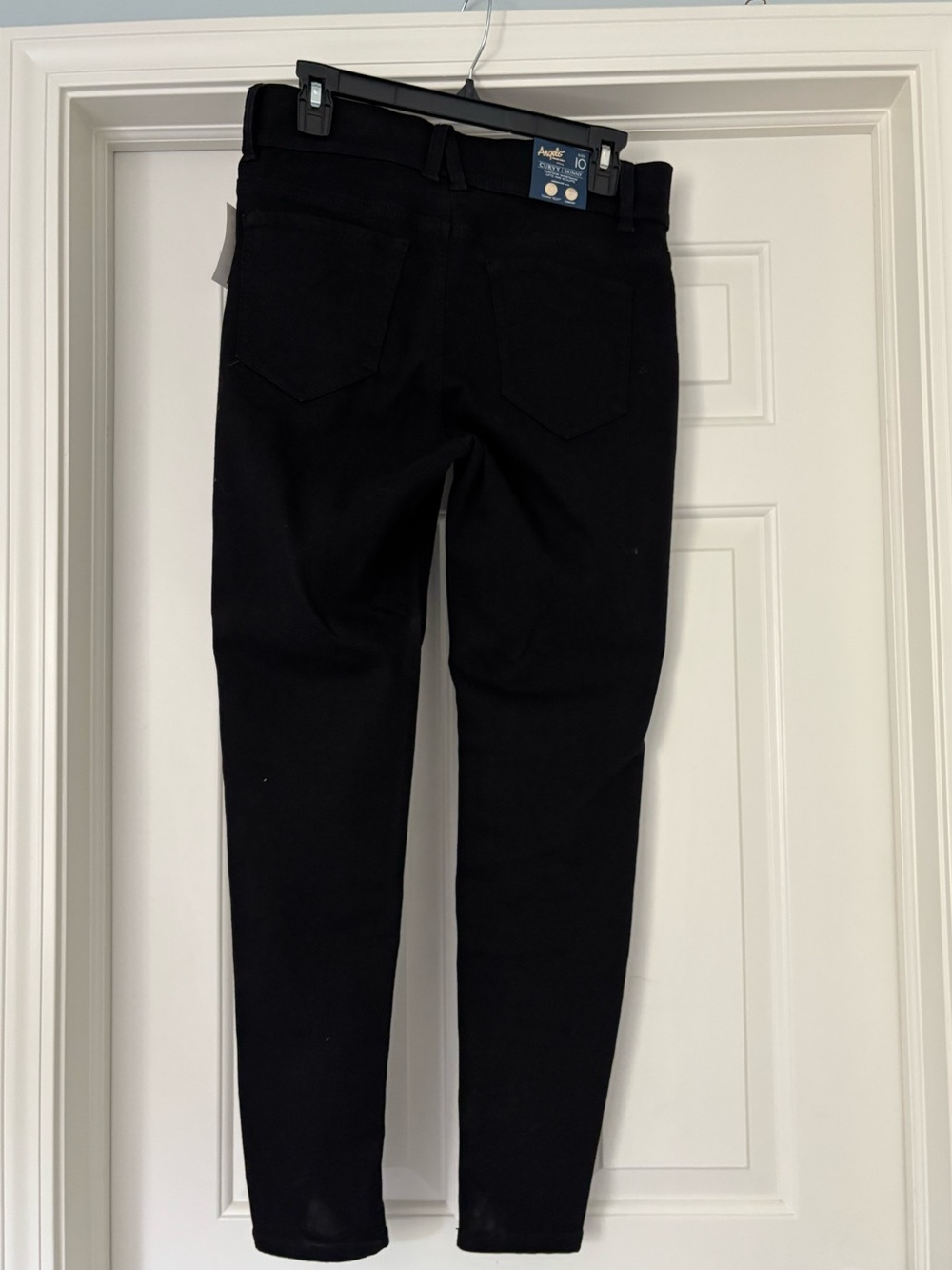 NWT Angels Forever Young High-Rise Black Skinny Jeans Size 10 - Picture 2 of 8